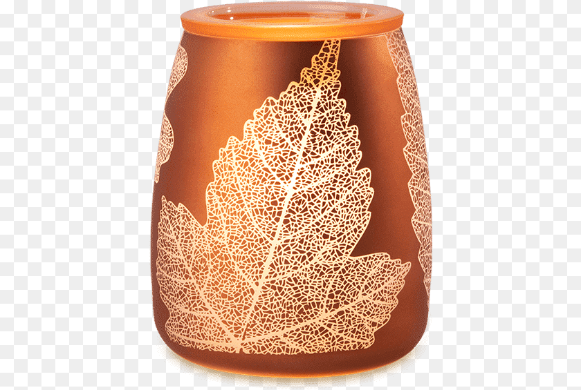 411x565 Gold Leaf Scentsy Warmer, Jar, Pottery, Lamp, Vase Transparent PNG