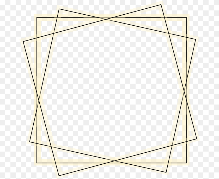 Gold Lines Transparent Clipart PNG
