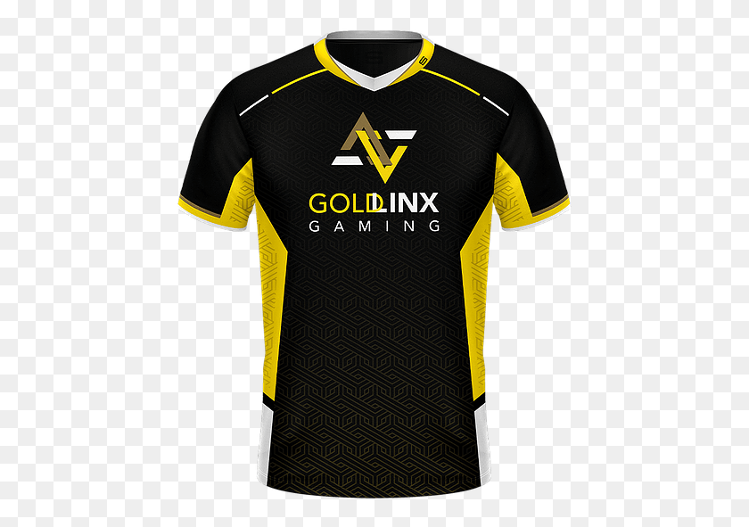 447x531 Gold Linx Jersey Front 1000x Sports Jersey, Clothing, Apparel, Shirt HD PNG Download