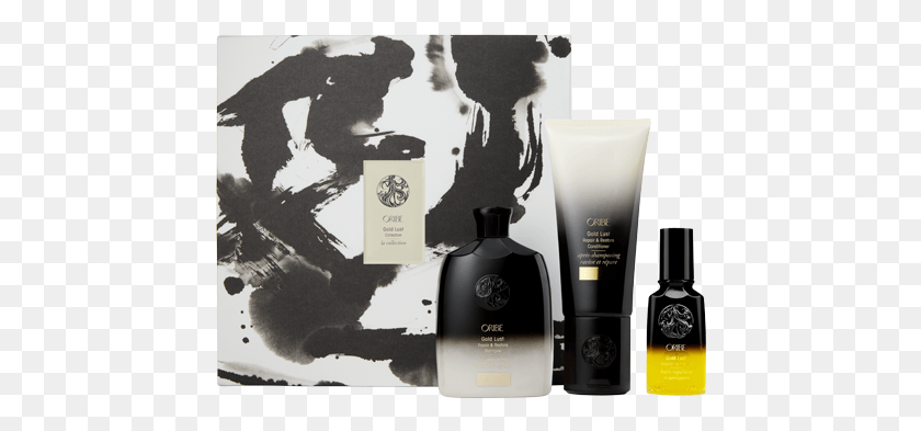 448x333 Gold Lust Collection Oribe Gold Lust Collection, Bottle, Cosmetics, Aftershave HD PNG Download