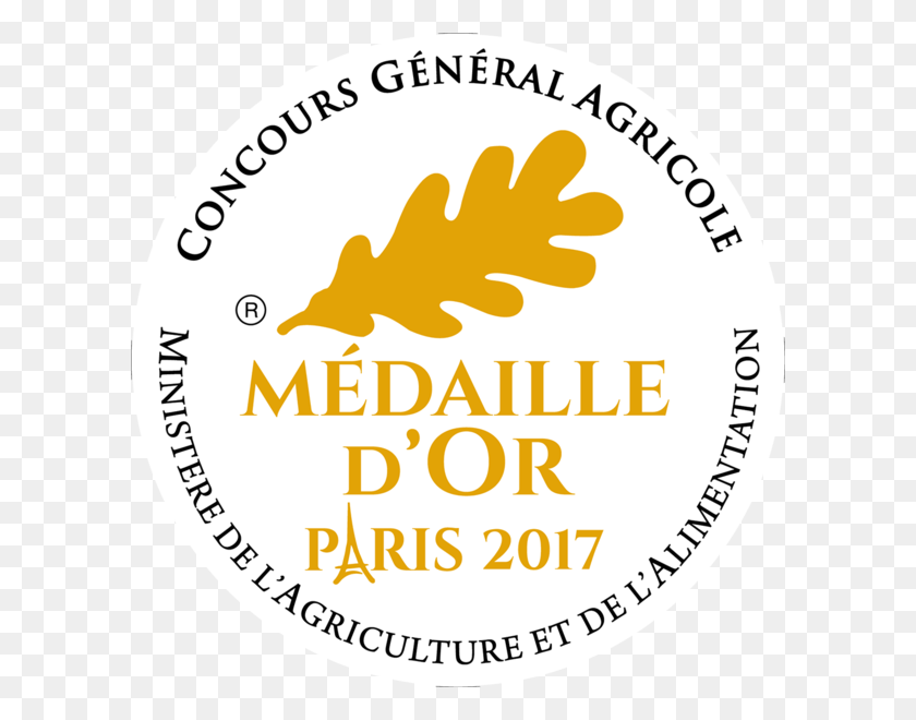 600x600 Gold Medal Concours General Agricole De Paris Mdaille D Or Concours Gnral Agricole 2017, Label, Text, Logo HD PNG Download