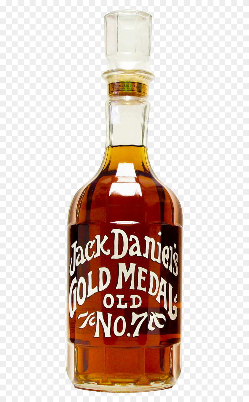 397x1299 Gold Medal Decanter Jack Daniels Gold Medal Decanter, Beverage, Drink, Beer HD PNG Download