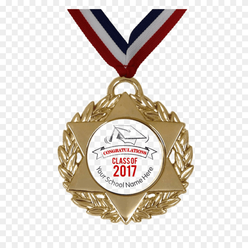 819x819 Gold Medal Image Congratulations For Gold Medal, Gold, Trophy, Locket HD PNG Download
