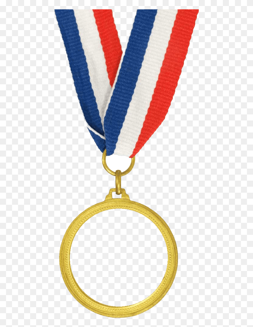 483x1026 Gold Medal Medals And Ribbons, Gold, Trophy, Necklace HD PNG Download