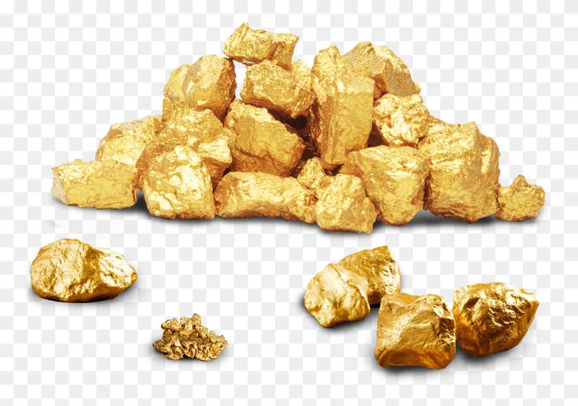 779x531 Gold Mines Gold Nuggets Clipart, Food, Snack, Popcorn HD PNG Download