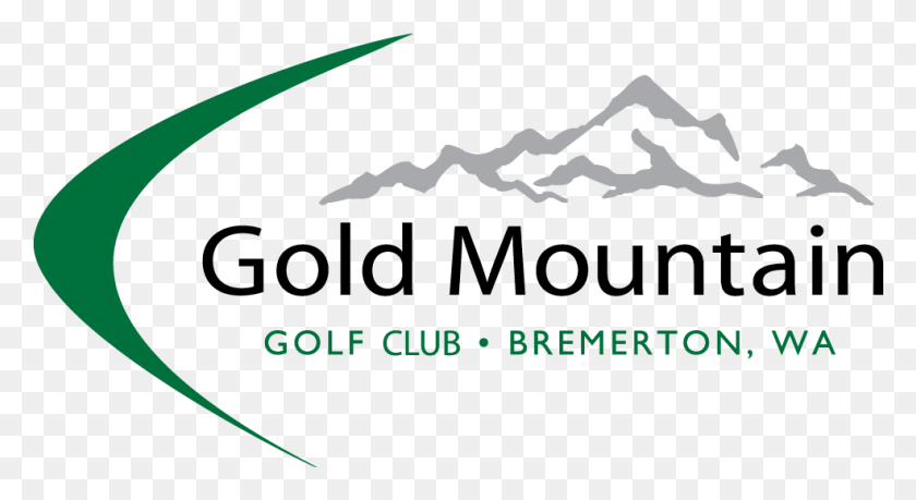 985x504 Gold Mountain Golf Course Logo, Text, Outdoors, Plot HD PNG Download