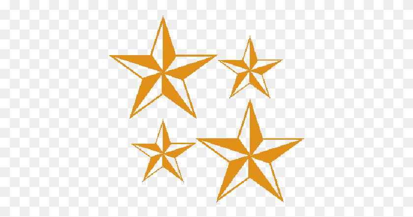 398x381 Descargar Png / Estrellas Náuticas De Oro Parches De Vinilo Estrellas Náuticas, Símbolo De Estrella, Símbolo, Cruz Hd Png