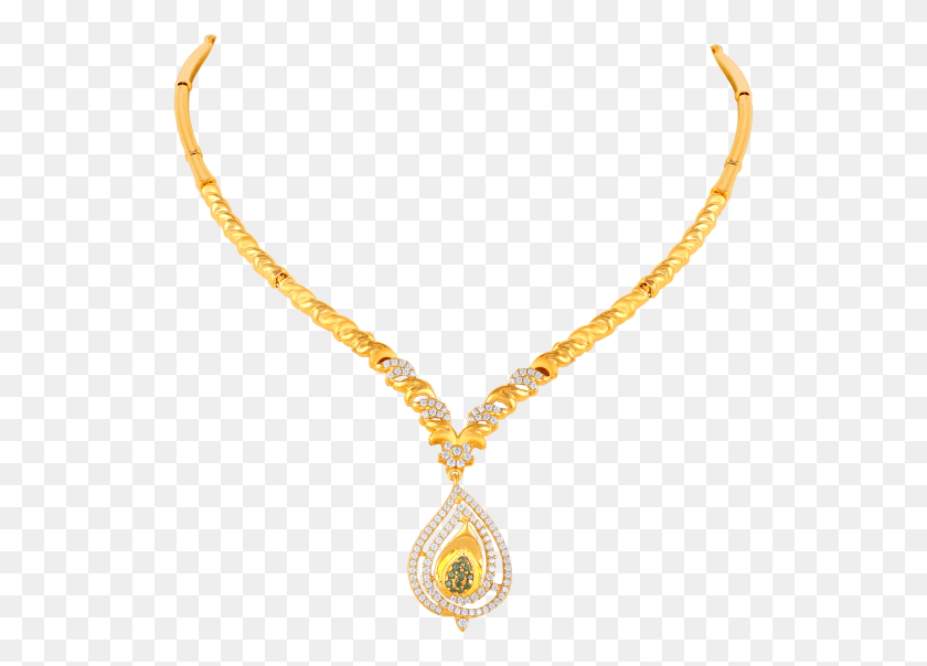 527x544 Gold Necklace Designs In 15 Grams 16 Grams Gold Necklace Designs In Grt, Jewelry, Accessories, Accessory HD PNG Download