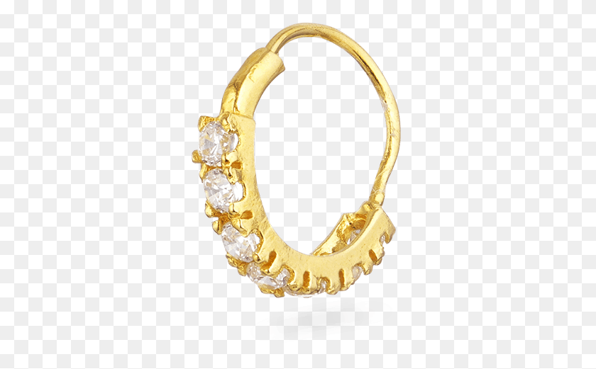 302x461 Gold Nose Ring, Horseshoe, Ivory, Treasure HD PNG Download