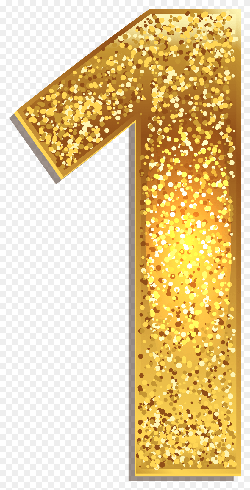 2417x4923 Gold Number 1, Light, Glitter, Rug HD PNG Download