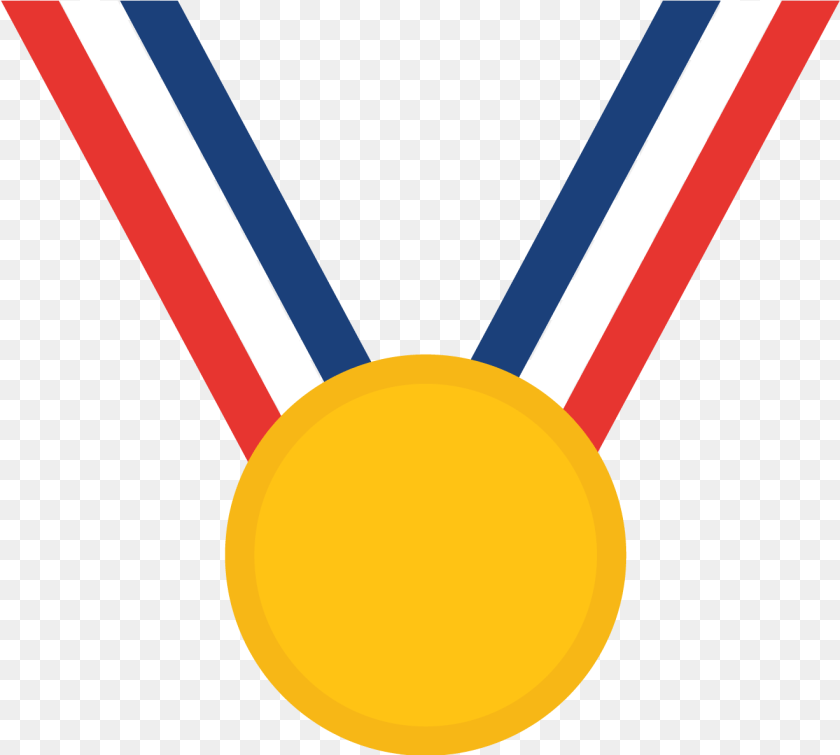 Gold Numbers, Gold Medal, Trophy PNG