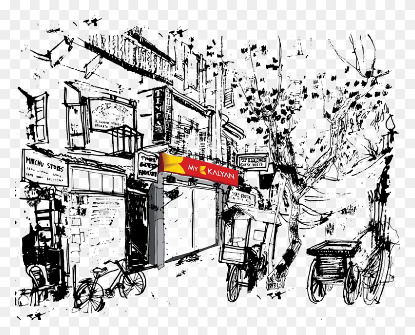 800x633 Золото Интернет-Магазины Традиционные Украшения Oldge Drwan В Западной Бенгалии, Велосипед, Автомобиль, Транспорт Hd Png Скачать