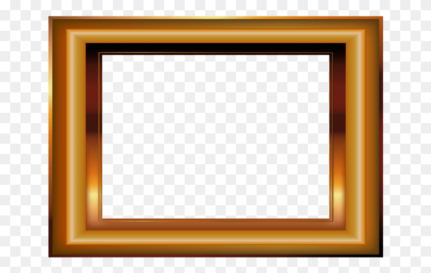 654x472 Gold Picture Frame, Monitor, Screen, Electronics HD PNG Download