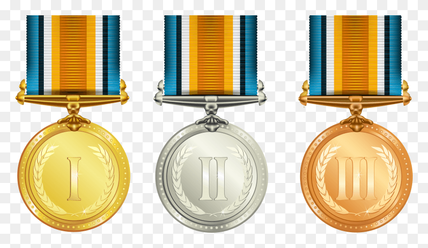 5402x2968 Medalla De Oro, Plata Y Bronce, Imagen De Oro, Plata Y Bronce, Medalla Hd Png