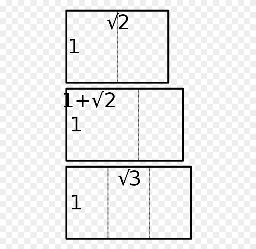 423x757 Gold Square Root Of 2 And Square Root Of 3 Rectangles Square Root Of Rectangle, Gray, World Of Warcraft HD PNG Download