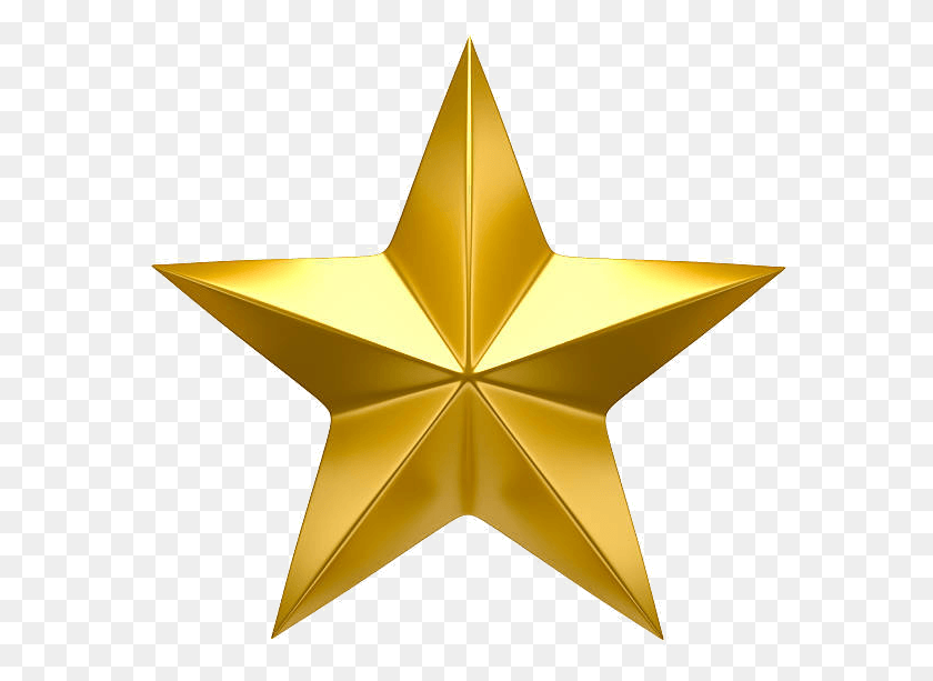 576x553 Gold Star Gold Star, Star Symbol, Symbol, Tent HD PNG Download