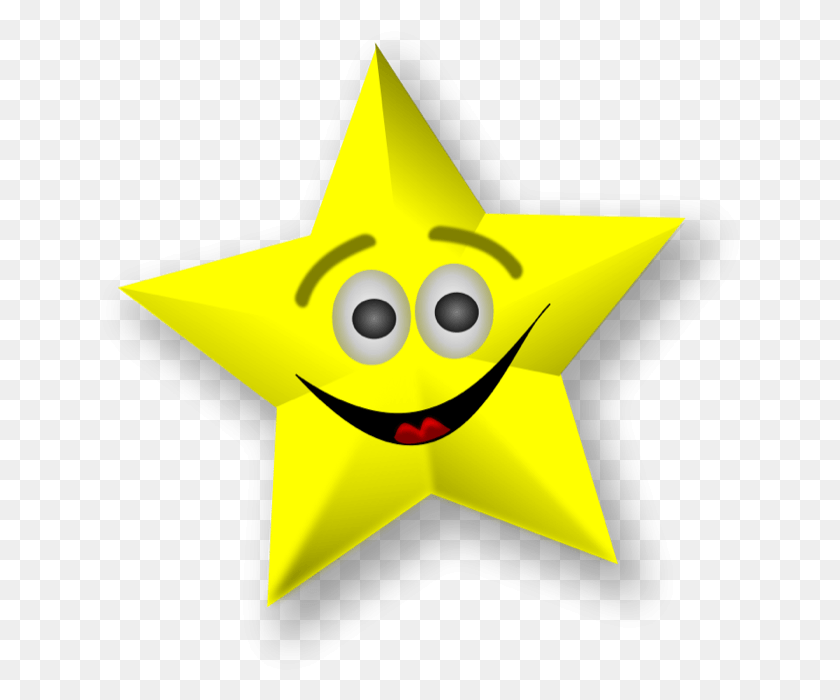 641x640 Gold Star Star Clipart And Animated Graphics Of Stars Cartoon Stars With Faces, Star Symbol, Symbol, Toy HD PNG Download