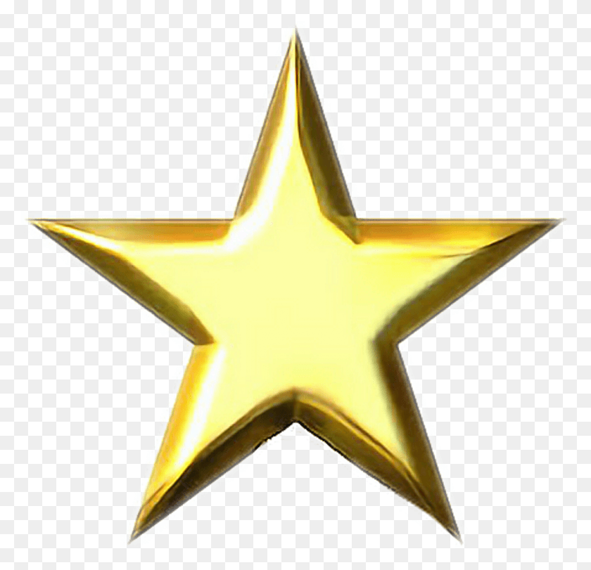 1024x987 Gold Star Stargold Goldstar Shine Yellow Yellowstar, Cross, Symbol, Star Symbol HD PNG Download
