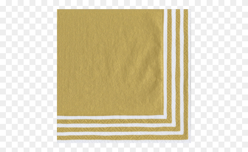 455x455 Gold Stripe Napkins Placemat, Rug, Home Decor, Blanket Descargar Hd Png