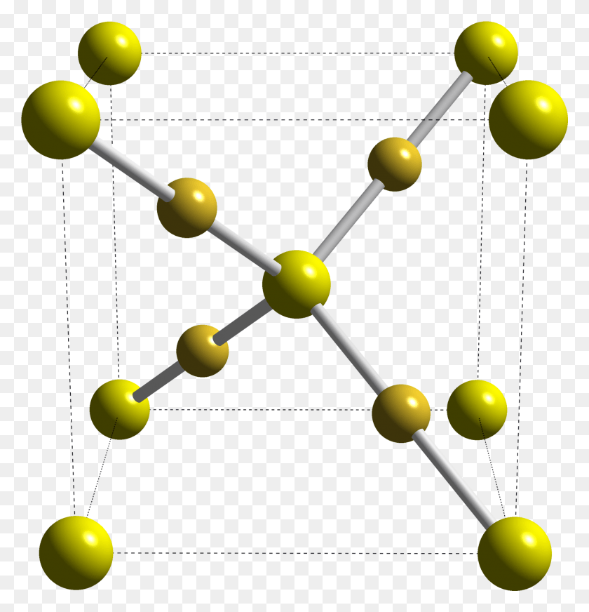 1921x2001 Сульфид Золота Xtal 1995 Единичная Ячейка Cm 3D Balls Золотая Химическая Формула, Сфера, Ядерная, Жонглирование Png Скачать