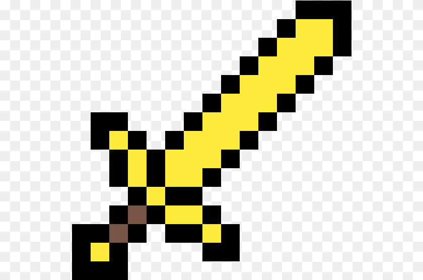 Gold Sword Minecraft Coloring Pages, First Aid Transparent PNG