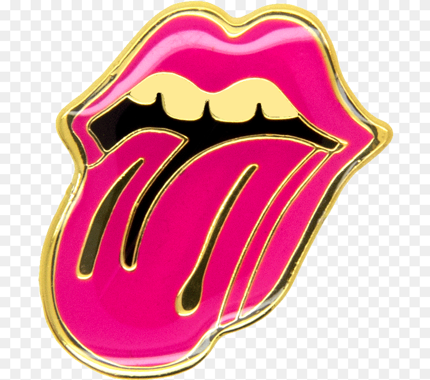 695x742 Gold Teeth Pink Lips, Logo, Symbol PNG