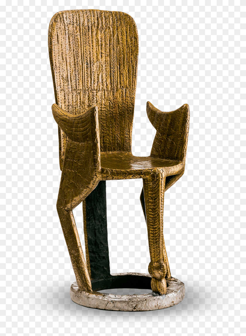 1200x1676 Gold Throne Rocking Chair, Furniture, Broom HD PNG Download