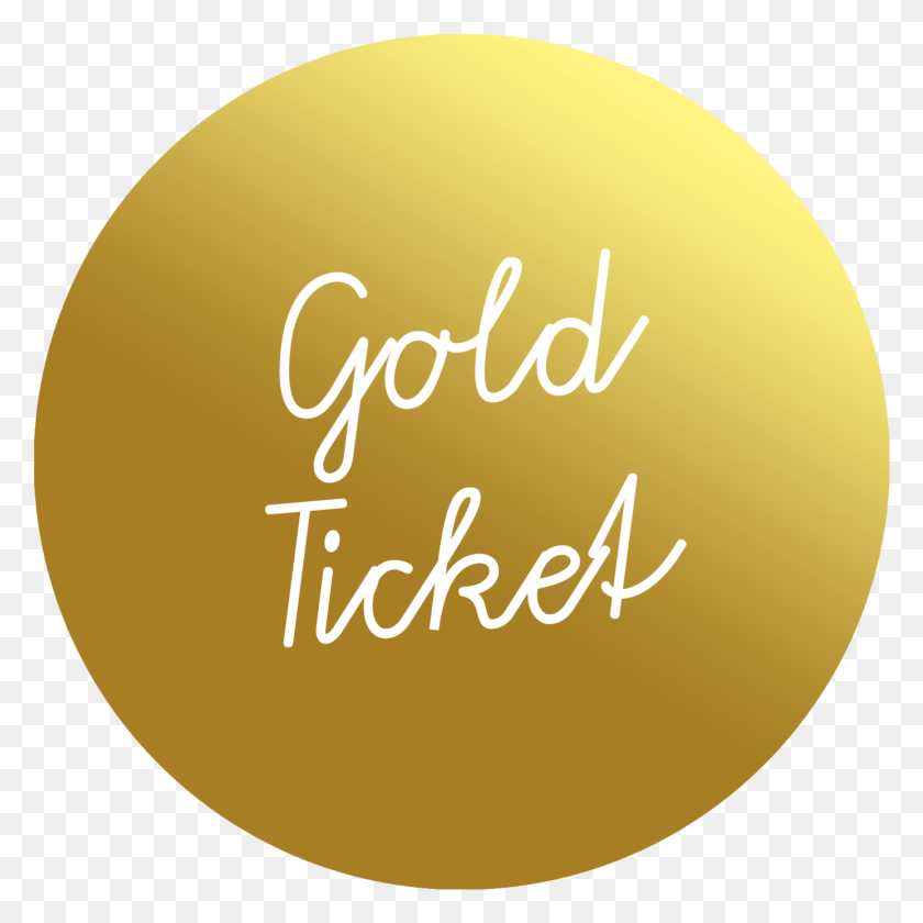 1386x1386 Gold Ticket, Label, Text, Tennis Ball HD PNG Download