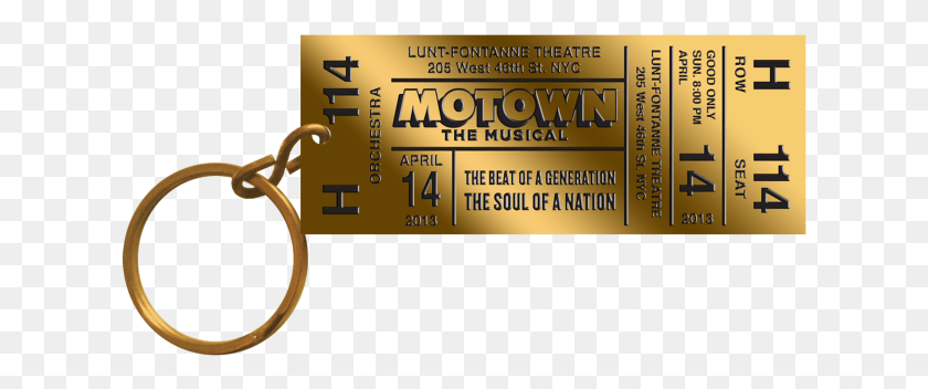 621x292 Gold Ticket Keychain Keychain, Text, Paper HD PNG Download