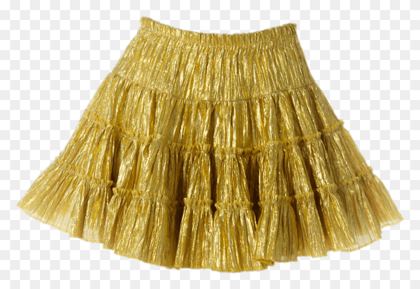 956x636 Gold Transparent Stickpng Petticoat Goud, Clothing, Apparel, Lampshade HD PNG Download