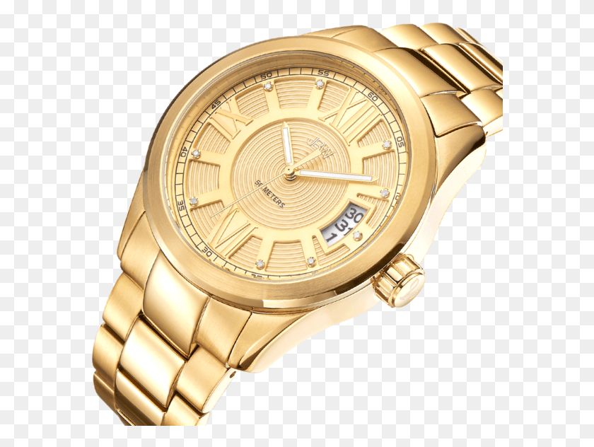 583x572 Gold Watch Transparent Gold Watch, Wristwatch, Clock Tower, Tower HD PNG Download