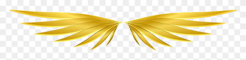 961x179 Gold Wings Graphic Design, Pattern, Graphics HD PNG Download