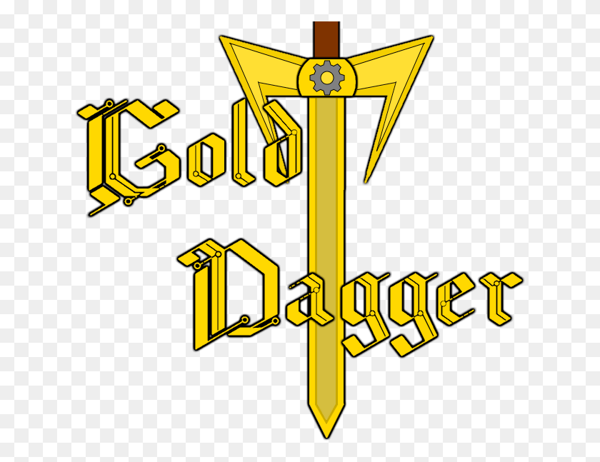 630x587 Golddagger, Text, Symbol, Alphabet HD PNG Download