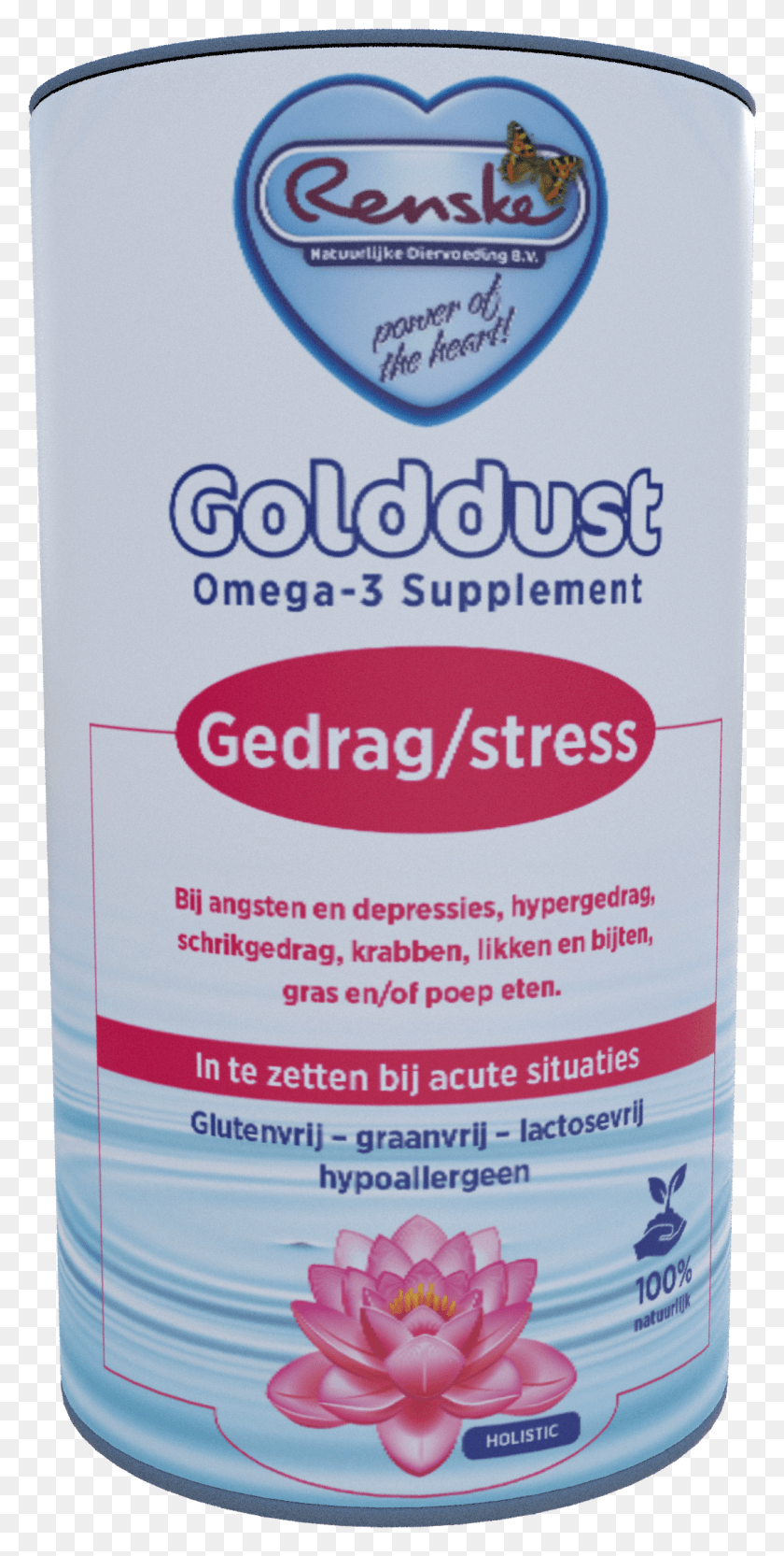 1075x2213 Golddust Gedrag En Stress Renske Golddust 2 Fearstress, Бутылка, Косметика, Алюминий, Hd Png Скачать