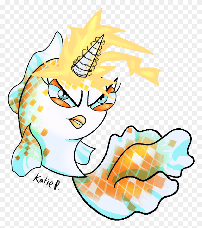 786x894 Goldeen Used Horn Drill By Aclockworkkitten Illustration, Graphics, Person HD PNG Download
