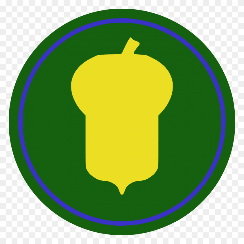 1200x1200 Golden Acorn Division 87th Infantry Division, Label, Text, Light HD PNG Download