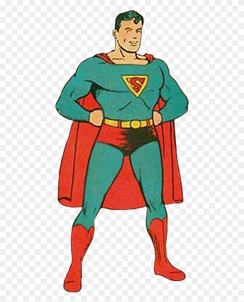 461x982 Golden Age Dc Comics Superman Golden Age, Clothing, Apparel, Person HD PNG Download