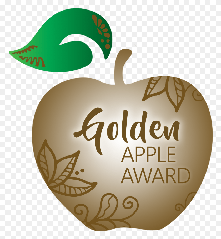 1497x1633 Descargar Png Golden Apple Award Apple, Planta, Texto, Etiqueta Hd Png