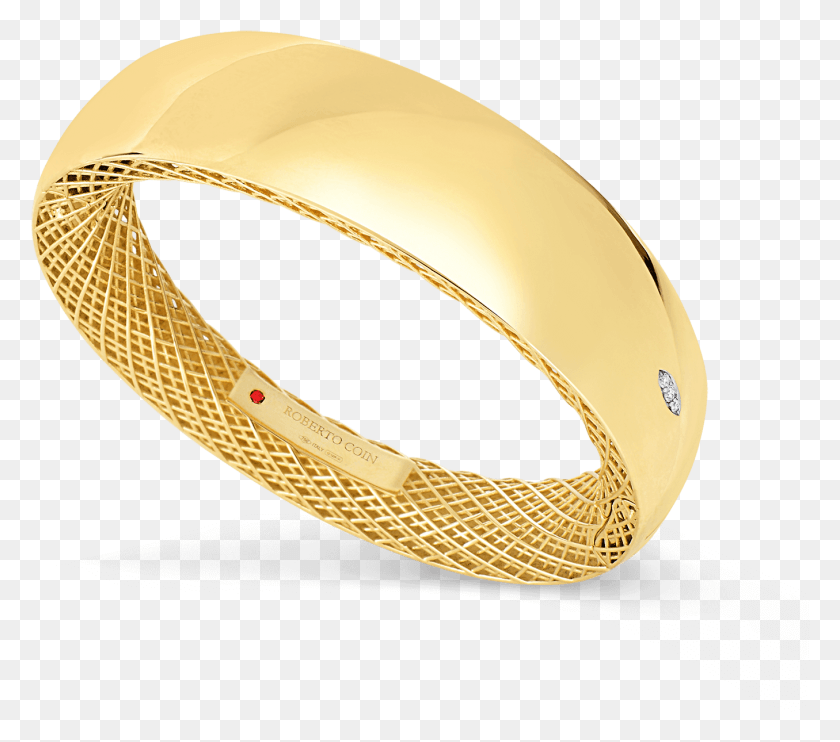 1355x1186 Golden Bangle Photo Roberto Coin Bangle, Accessories, Accessory, Jewelry HD PNG Download