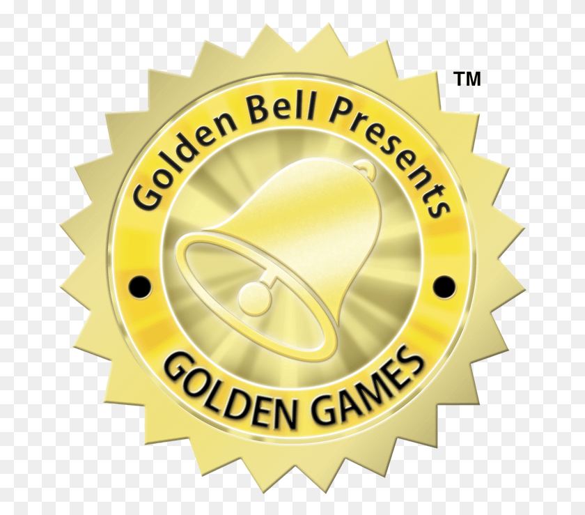 673x679 Golden Bell Представляет Этикетку Golden Games, Логотип, Символ, Товарный Знак Hd Png Скачать