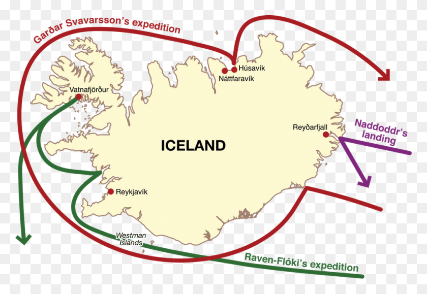 946x630 Golden Circle Iceland Map New Where Did Icelanders Iceland Active Volcanoes Map, Poster, Advertisement, Diagram HD PNG Download