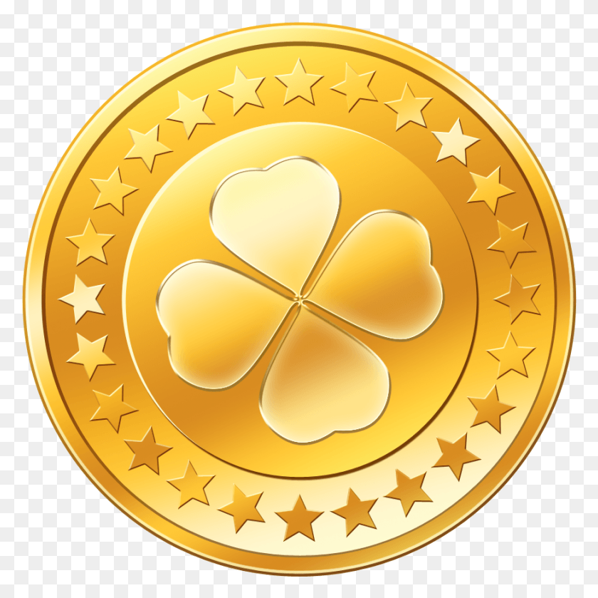 875x874 Golden Coin, Gold, Gold Medal, Trophy HD PNG Download