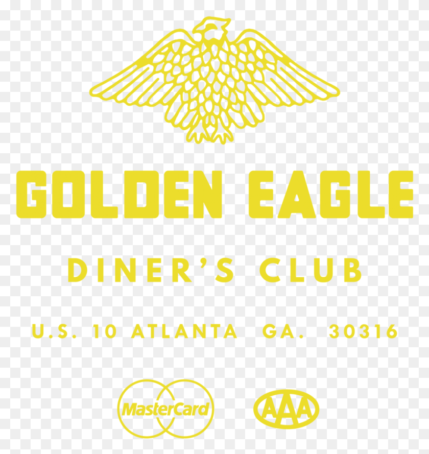 907x965 Golden Eagle Logo Cover Golden Eagle Diners Club, Symbol, Trademark, Flyer HD PNG Download