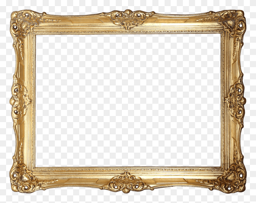 5258x4080 Golden Frame Golden Picture Frame HD PNG Download