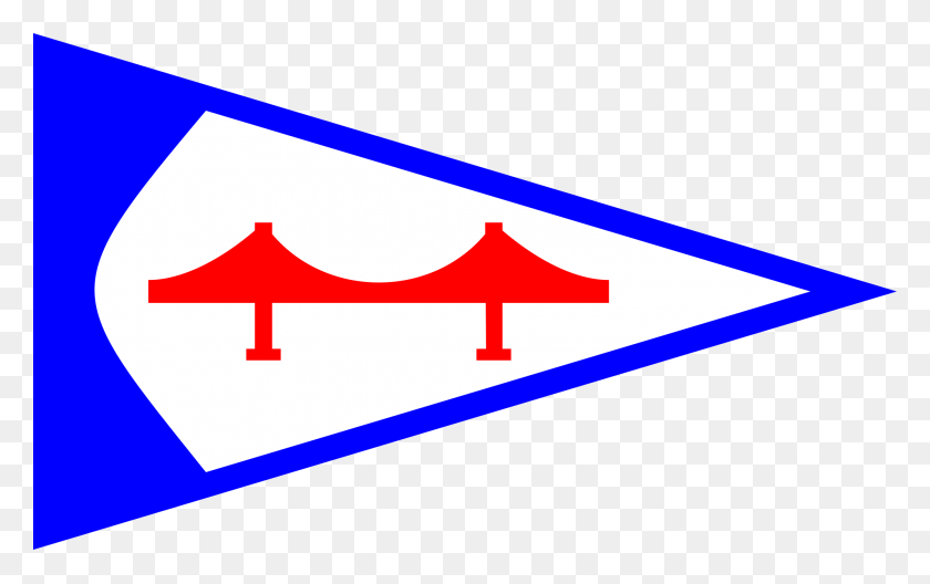 2000x1200 Яхт-Клуб Golden Gate Burgee Яхт-Клуб Golden Gate, Треугольник, Символ, Метрополис Hd Png Скачать