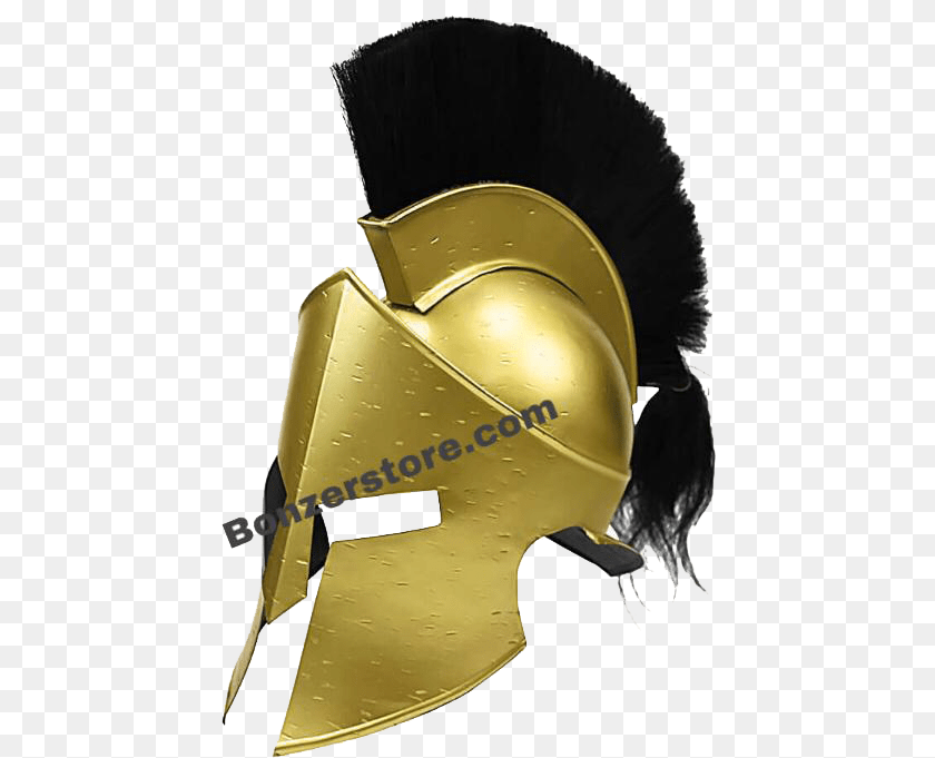 445x681 Golden Greek Helmet PNG