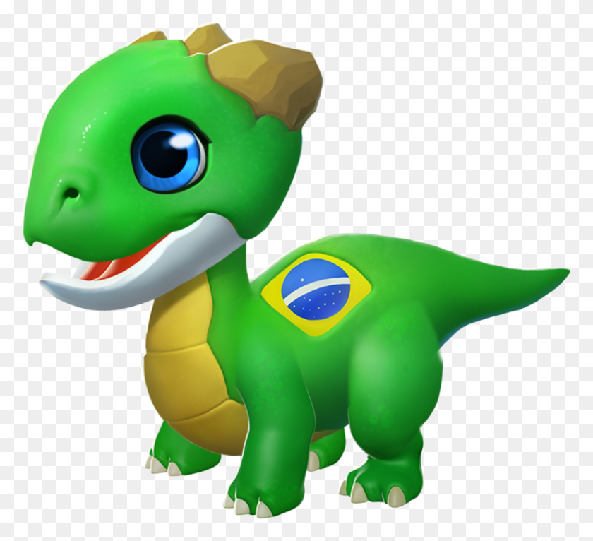 1011x916 Dragón Verde Dorado Bebé De Dibujos Animados, Juguete, Reptil, Animal Hd Png