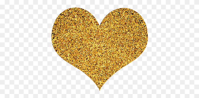 410x357 Golden Heart Heart Of Gold Youtube Thumbnail Gold Heart Transparent, Light, Rug, Glitter HD PNG Download