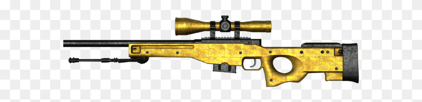590x145 Golden Illusion Awp Golden Illusion, Gun, Weapon, Weaponry HD PNG Download