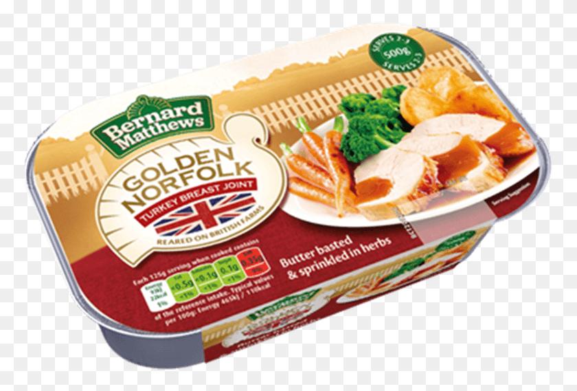 770x509 Golden Norfolk Turkey Breast Joint Bernard Matthews Turkey Joint, Meal, Food, Advertisement HD PNG Download